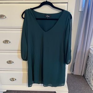 Lulus Green Dress Longsleeve